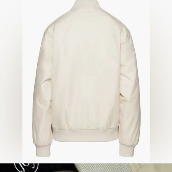 TNA Aritzia Women's Cream Bomber Jacket - Picture 5 of 14